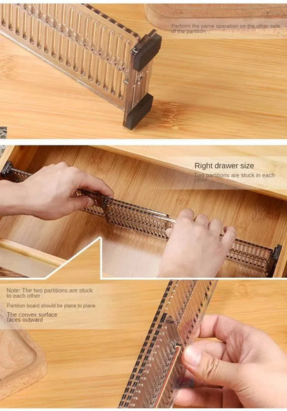 Retractable Drawer Dividers