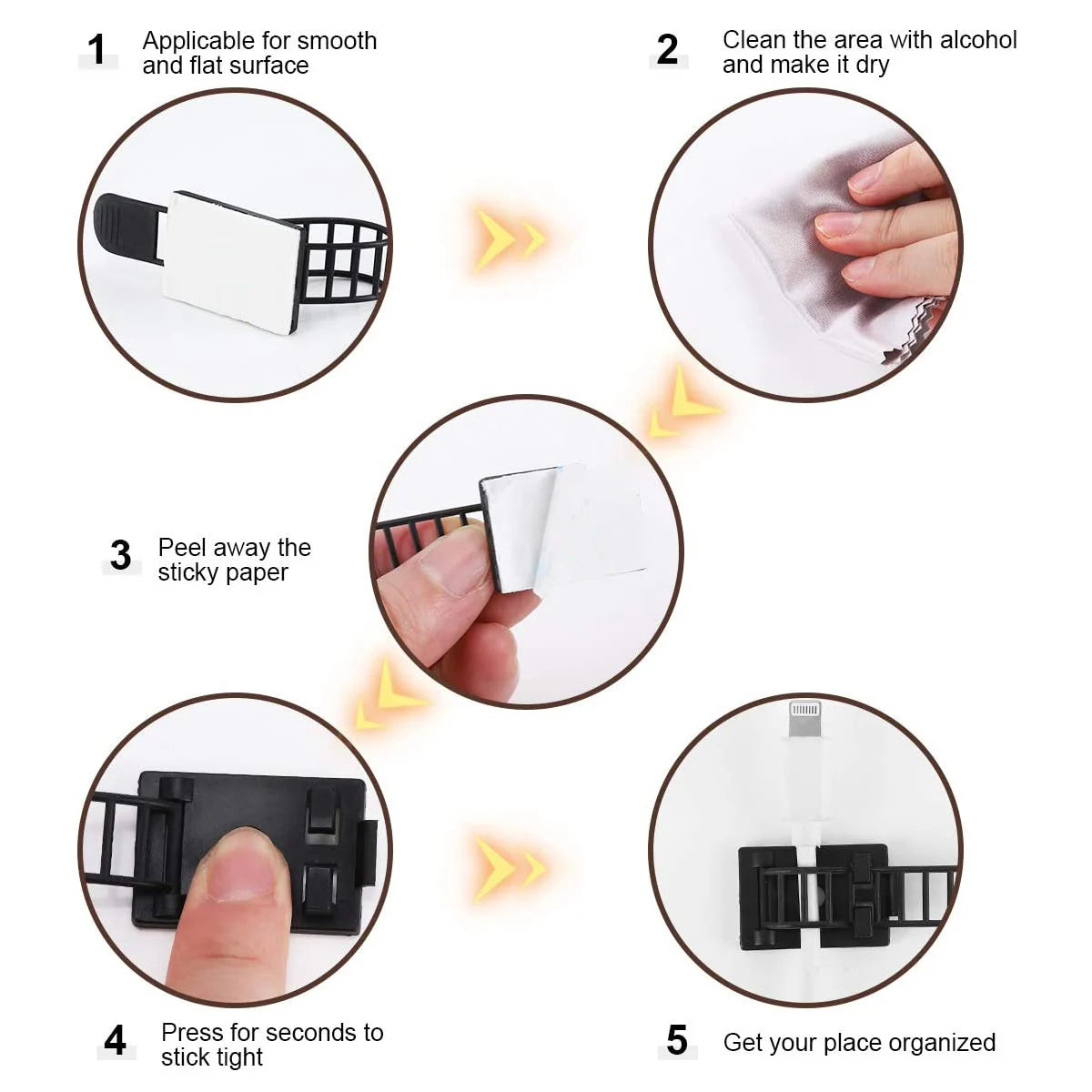 Adhesive Cable Ties